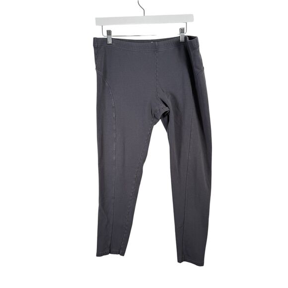 Fresh Produce Grey Leggings 100% Cotton Pull On Comfort Womens Size XXL - Picture 1 of 6